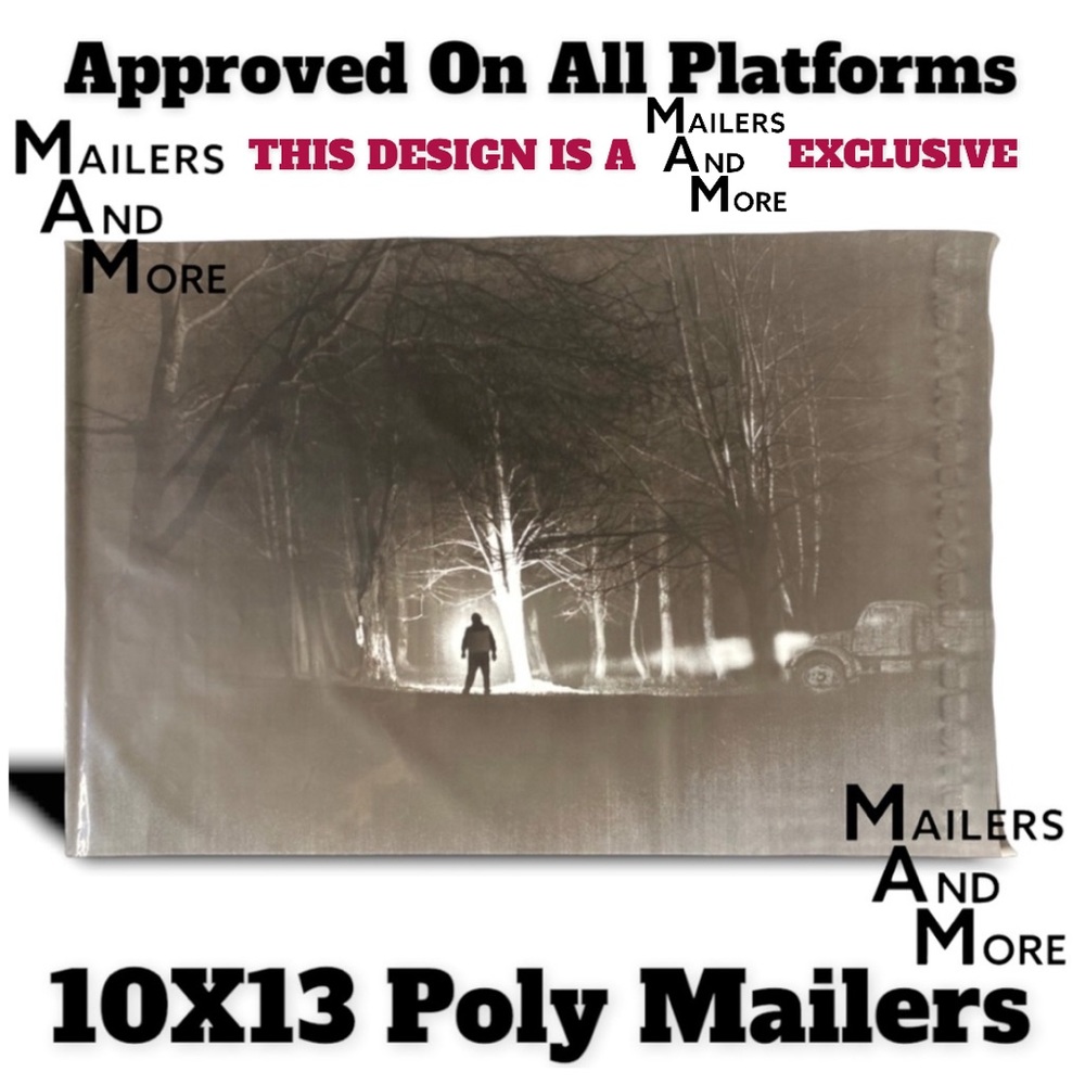 25 10X13 Midnight Creeps Poly Mailers PRICE FIRM Fall - Picture 10 of 15